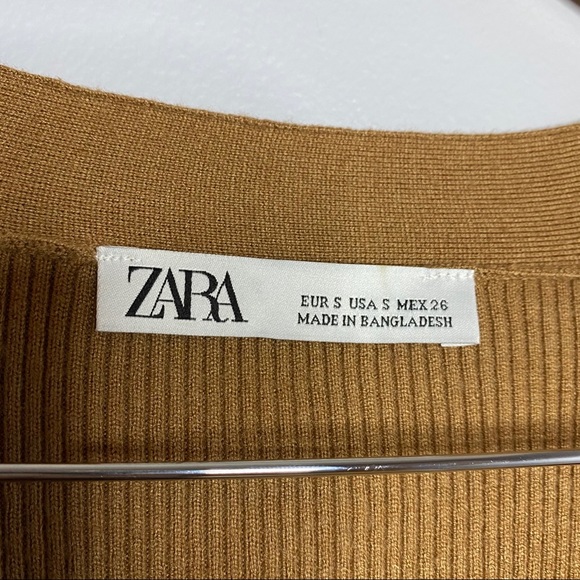 Zara Ribbed Cardigan with buttons Details - Picture 9 of 10